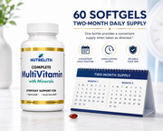Nutrelith Premium Omega-3 Fish Oil – 120 Softgels