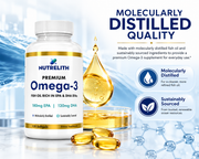 Nutrelith Premium Omega-3 Fish Oil – 120 Softgels