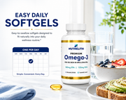 Nutrelith Premium Omega-3 Fish Oil – 120 Softgels