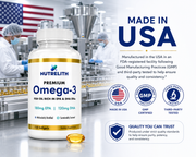 Nutrelith Premium Omega-3 Fish Oil – 120 Softgels