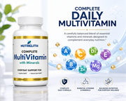 Nutrelith Complete Multivitamin with Minerals – Daily Vitamin & Mineral Supplement, 60 Softgels