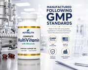 Nutrelith Complete Multivitamin with Minerals – Daily Vitamin & Mineral Supplement, 60 Softgels